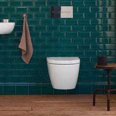 Inodoros Duravit ME by Starck Wand-WC, rimless, Tiefspüler, Durafix inklusive, 370 x 480mm, Compact