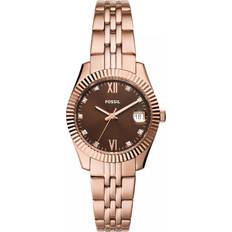 Oro Rosa Orologi da polso Fossil Cronografo Donna Scarlette Es5324 ES5324