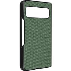 Accessoires de téléphones portables Avizar Coque pour Google Pixel Fold Style carbone Conception 2 parties Vert