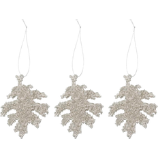 House Doctor Gliz Sliver Glitter Julgranspynt 10.5cm 3st