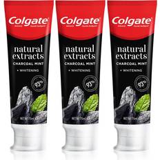 Dental Care Colgate Natural Extracts Charcoal White Zahnpasta 3 x 75 ml