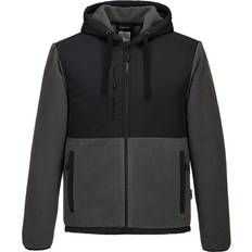 Work Jackets Portwest KX3 Borg Fleecejacke - Black/Grey