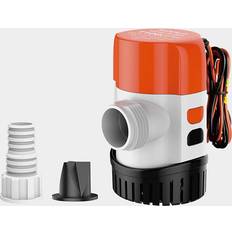 Seaflo Dränkbar elektrisk länspump 13B-600 GPH 37 liter minut 12V, automatisk driftstart, utan nivåvakt