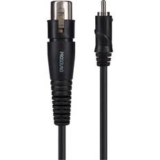 Prosound XLR Female Connector to RCA Phono