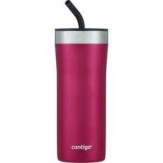 Contigo Travel Mugs Contigo Streeterville Stainless Steel Tumbler with Straw 24oz Travel Mug