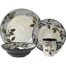 Pfaltzgraff Rustic Leaves Dinnerware Stoneware Dinner Set 16pcs