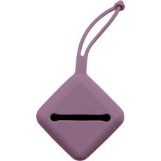 Bibs Silikon Smokkholdere Bibs Étui à sucette Case Mauve