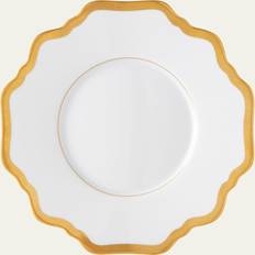 Oro Piattini Anna Weatherley Antique White With Gold Saucer Piattino