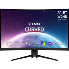 MSI MAG325CQRXF 31.5" 16:9 Curved 1000R Rapid VA Gaming Monitor 240Hz 1MS 2560 x 1440 RGB