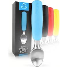 Dishwasher Safe Ice Cream Scoops Zulay Kitchen With Rubber Grip Ice Cream Scoop 8.2"