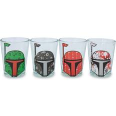 Green Shot Glasses Silver Buffalo Star Wars Holiday Boba Fett 2.5-Ounce Mini Festive Shot Glass 4