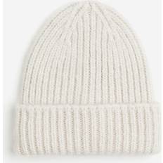 H&M Headgear H&M Ladies Beige Rib-knit beanie