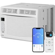 mollie 6,000 BTU Smart Window Air Conditioner with Wi-Fi Connected, Window AC Unit Cools up to 250 Sq.Ft, Remote/App Control, with Easy Install Kit, 115V/60Hz, White