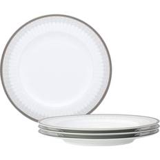 Silver Dishes Noritake Colonnade Salad 8-1/4"" Dessert Plate 4