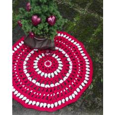 Christmas Circle by DROPS Design Gulvteppe Hekleoppskrift Ø82 cm 82 cm