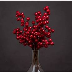 Red Artificial Plants Hill Interiors Mini Festive Berry Pick Artificial Plant