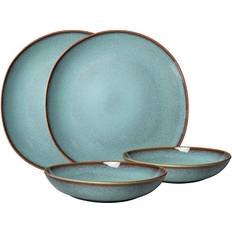 Servizi da Tavola Villeroy & Boch Lave Set Stoviglie Terracotta 4 Pz Servizio da Tavola