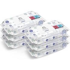Amazon Brand – Sensitive Unscented baby wipes– Pack of 6 Total 336 wipes