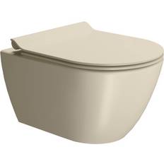 Gsi Pura vægtoilet 50x36cm med Swirlflush, farve creta