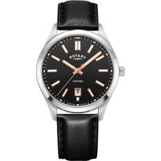Rotary Watches Rotary oxford contemporary 40mm black black leather gs05520/04