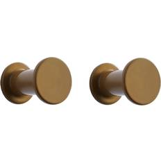 Hay Hallway Furniture & Accessories Hay Patère Métal Taille Unique Marron Coat Hook 2pcs