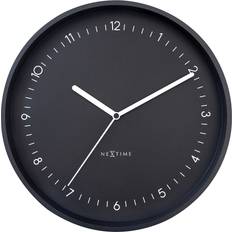 Svarta Klockor Nextime Berlin Väggklocka 30cm