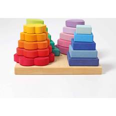 Grimms Shape Stacking Game, Building Blocks Multicolour One Size