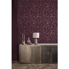 Wallpapers Graham & Brown Wild Chervil Floral Wallpaper Red One Size