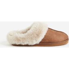 Winter Lined Slippers & Sandals H&M Ladies Beige Warm-lined slippers