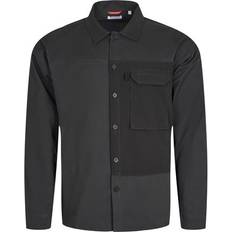 Knowledge Cotton Apparel Men's Outdoor Twill Overshirt With Contrast Fabric, XL, Phantom