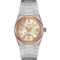Tissot Powermatic 80 35mm Steel Gold Bezel Watch