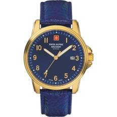 Swiss Alpine Military Watches Swiss Alpine Military analog quarz 7011.1515sam leder