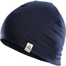 XS Huer Aclima LightWool Relaxed Beanie Blå NAVY BLAZER One size