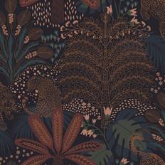 Savannah Floral Wallpaper Blue One Size