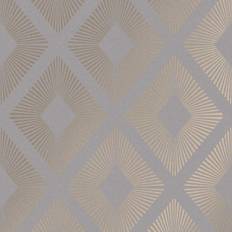 Wallpapers Graham & Brown Next Deco Triangle Grey Wallpaper