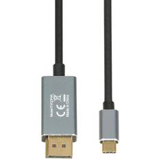 iBox USB-kabel USB-C DisplayPort-kabel ITVCDP4K