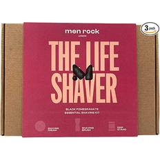 Men Rock The Life Shaver Black Pomegranate Essential Shaving Kit 1 unit