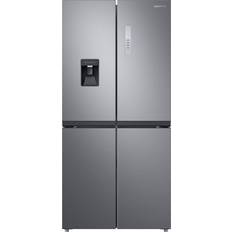 Samsung Stainless Steel Fridge Freezers Samsung RF48A401EM9 Non-Plumbed Total Silver, Black, Stainless Steel
