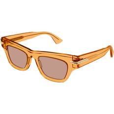 Solbriller Bottega Veneta Dame - Orange/Brune Solbriller
