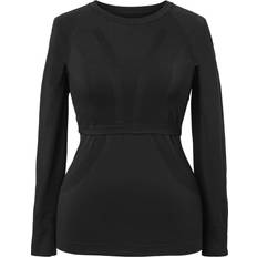 Long Sleeve Maternity & Nursing Wear Boob Long Sleeve Sport Top Black