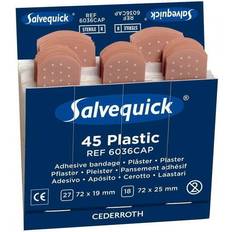 Salvequick Sterile Plastic Plaster, Single Refill 45 Plasters