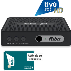 Decoder TV digitali Fuba Telesystem Decoder Digitale Tivusat Ode718 Hevc Smartcard Tivu Sat Hd