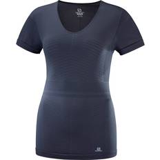 Salomon Dame T-shirts Salomon Women's Elevate Move'on SS Tee, XL, Wht