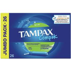 Tampax Intiimi Hygienia & Kuukautissuojaukset Tampax Compak Super Jumbo Pack 26 Stk