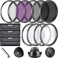Neewer 67mm complete lens filter accessory uv cpl fld filter macro close up set