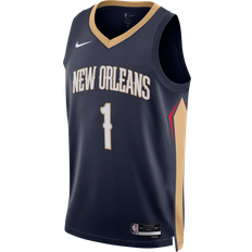 Koripallo Pelimailat Nike NBA New Orleans Pelicans Williamson #1 -pelipaita Miehet Mens, College Navy