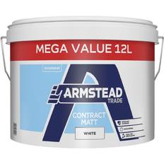 Paint Armstead Trade Contract Matt Emulsion 12L Wall Paint White