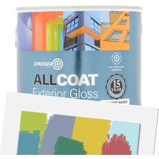 Zinsser Green Paint Zinsser Allcoat Exterior Gloss RAL 6011 Green