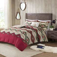 Wool Bed Linen Woolrich Emmet Creek Down Alternative Bedspread Red