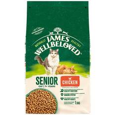 James Wellbeloved Senior Dry Cat Food with Chicken 1.5kg Bag